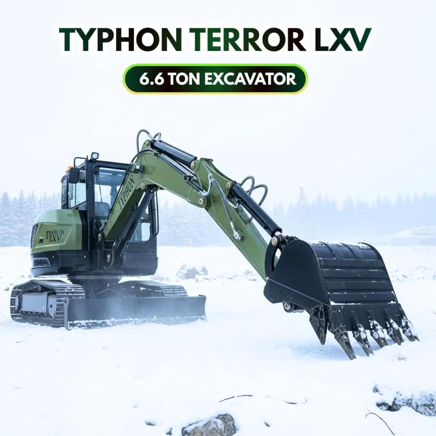 TYPHON Terror LXV 6.6 ton excavator review,TYPHON Terror LXV pros cons,is TYPHON Terror LXV worth buying,TYPHON mini excavator review,best 6.6 ton excavator for confined spaces,TYPHON Terror LXV vs alternatives unboxing and complete package contents