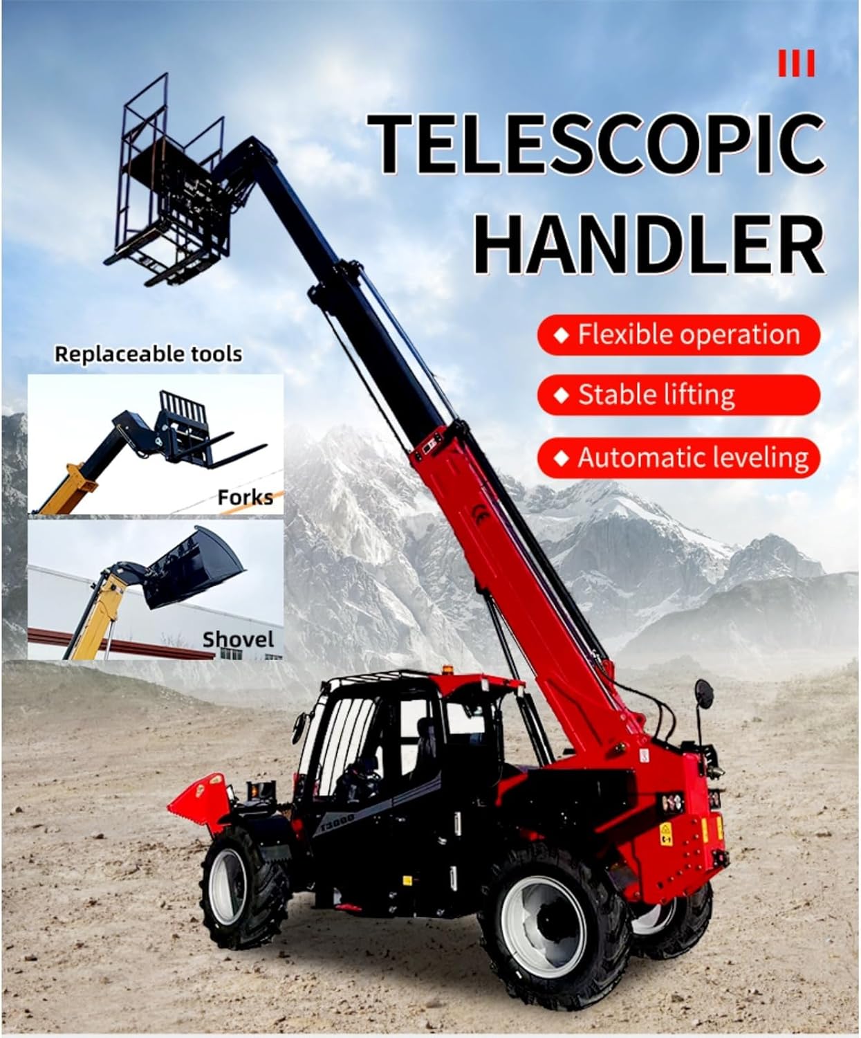 multi-use mini telehandler review,should I buy a mini telehandler,mini telehandler pros cons,telescopic forklift for landscaping,compact telehandler worth buying unboxing and complete package contents