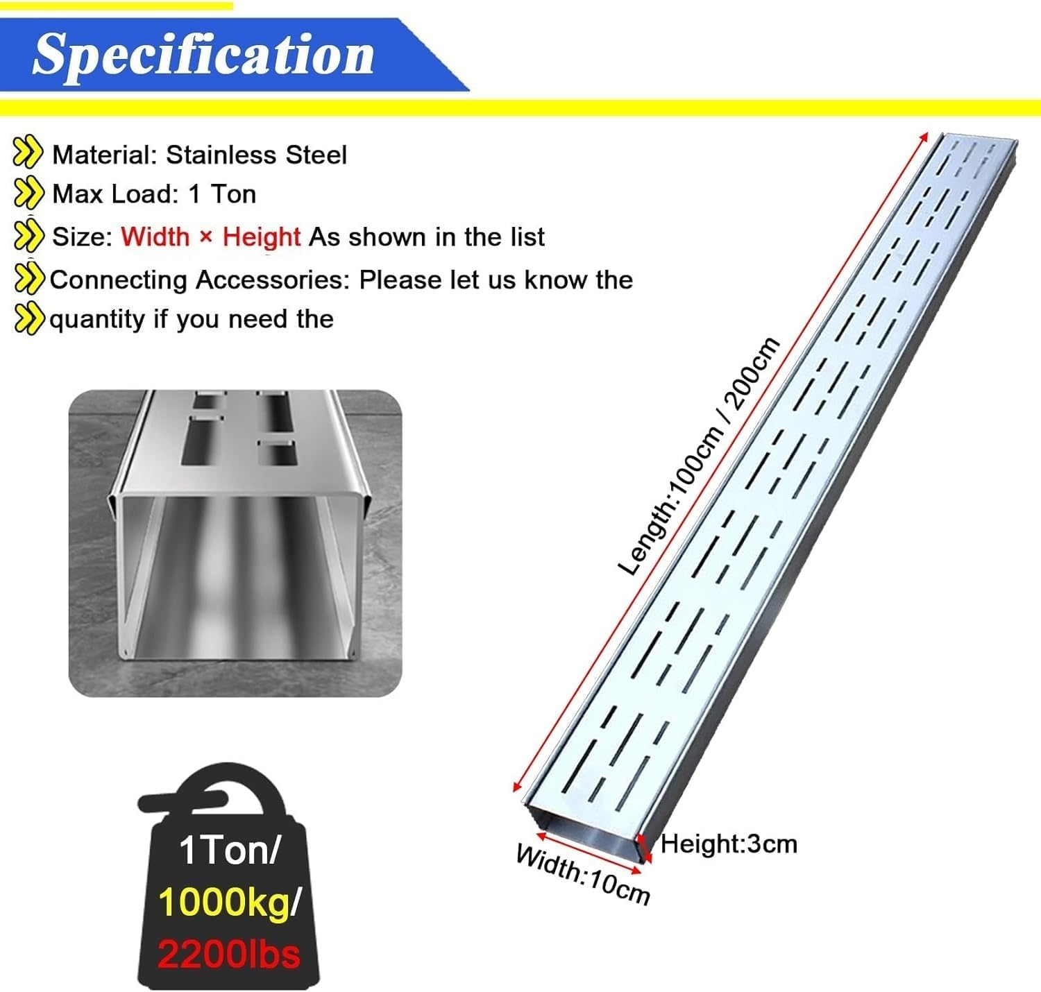 stainless steel drain cover,best stainless steel drain cover,stainless steel drain cover pros cons,should I buy stainless steel drain cover,removable drain grate for patio,narrow tile channel drain cover unboxing and complete package contents