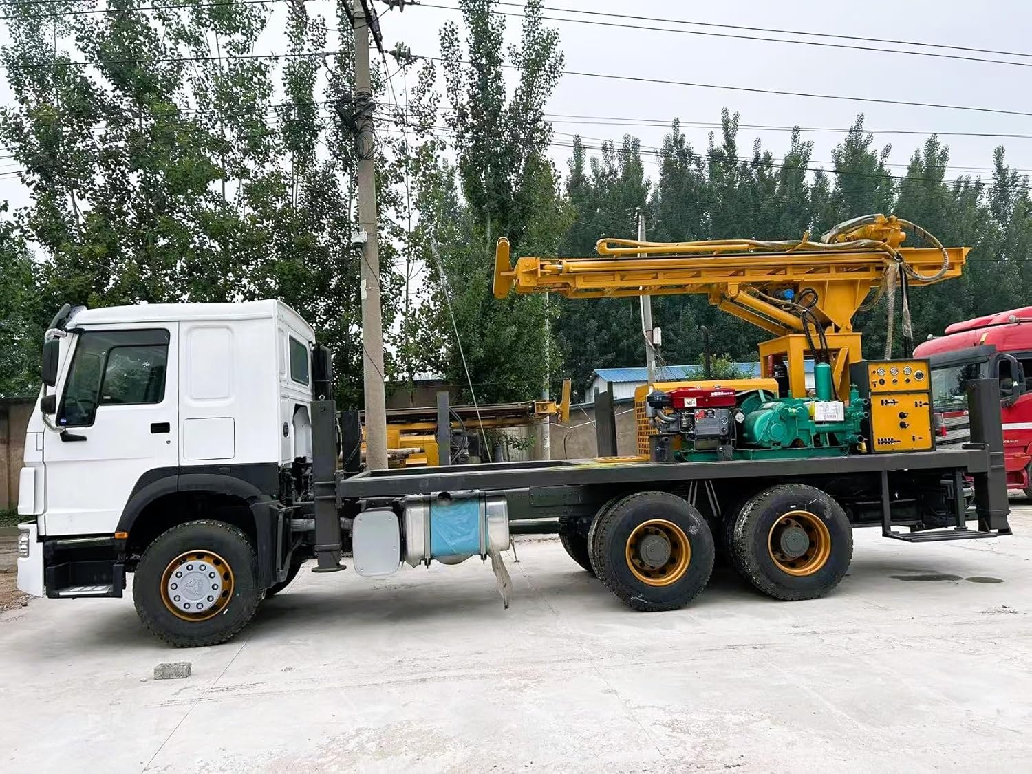 truck mounted water well drilling machine,heavy duty mobile well drill rig,geological exploration drilling equipment,mining survey borehole machine,300m borehole drilling rig,should I buy a truck mounted drilling rig performance testing and real-world results
