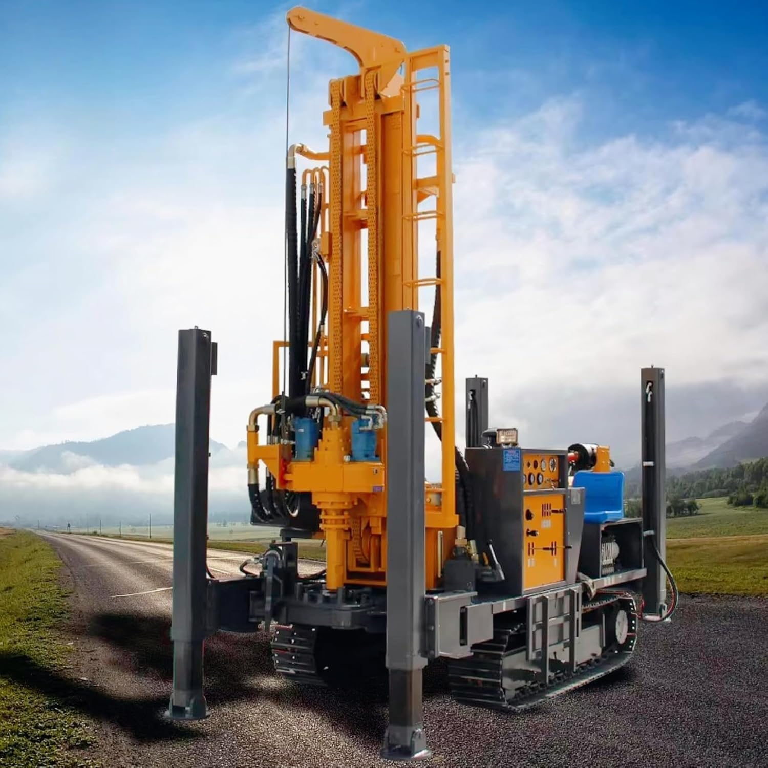 water well drilling rig,mobile borehole drilling machine,deep borehole drilling rig,farm irrigation borehole machine,geological survey drilling equipment,should I buy a water well drilling rig - detailed features and technical specifications