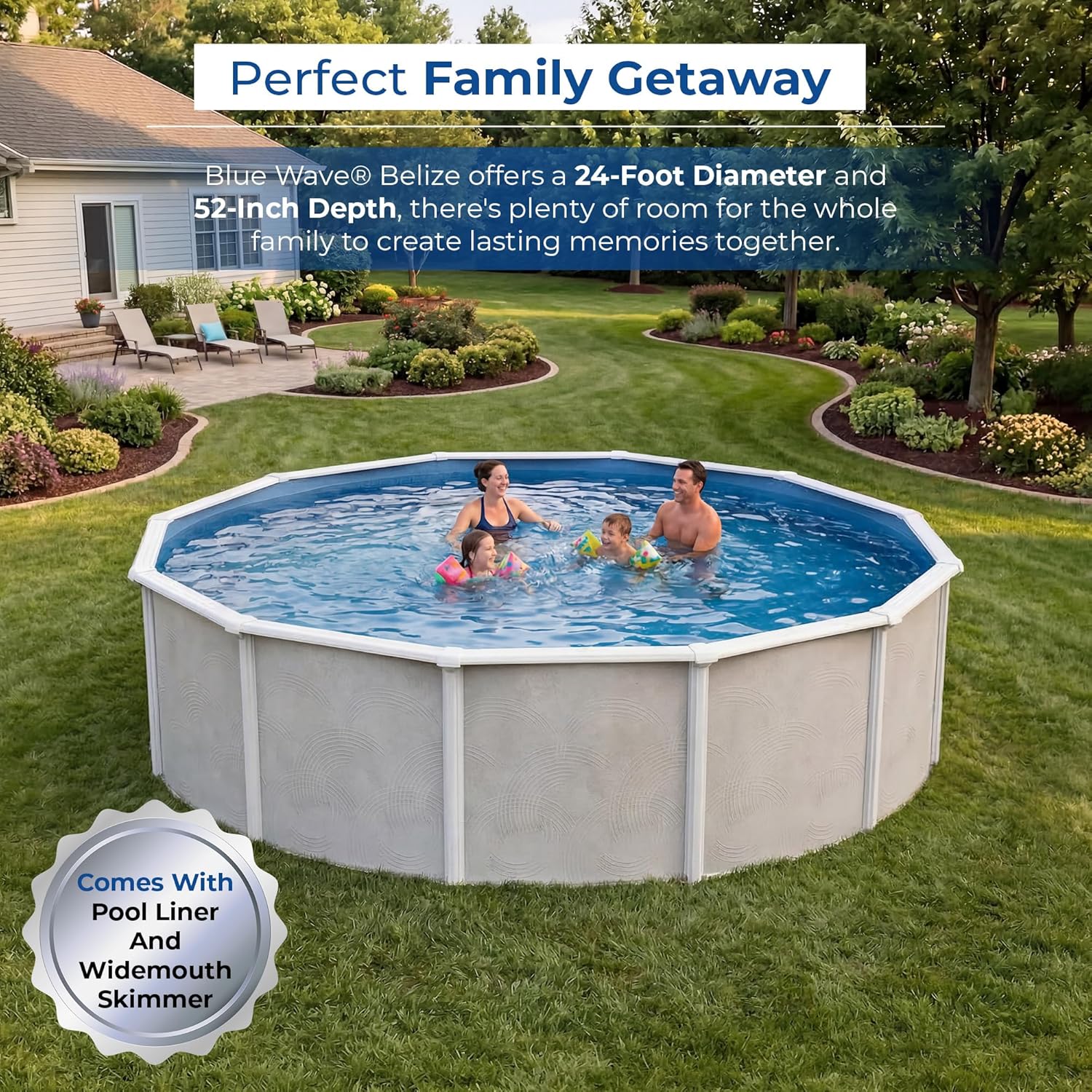 Blue Wave Belize 24-ft Round Pool Review: Honest Verdict 2 Blue Wave Belize 24-ft round pool review, Blue Wave Belize pool review and rating, is Blue Wave Belize above ground pool worth buying, Blue Wave Belize pool review pros cons, Blue Wave Belize pool review honest opinion, Blue Wave Belize pool review verdict unboxing and complete package contents