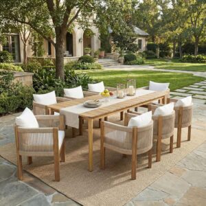 Image 1 of Christopher Knight Home Matera acacia wood outdoor dining set review