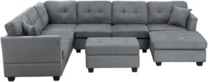 Image 1 of DUYHBAWRS U-Style sectional sofa review