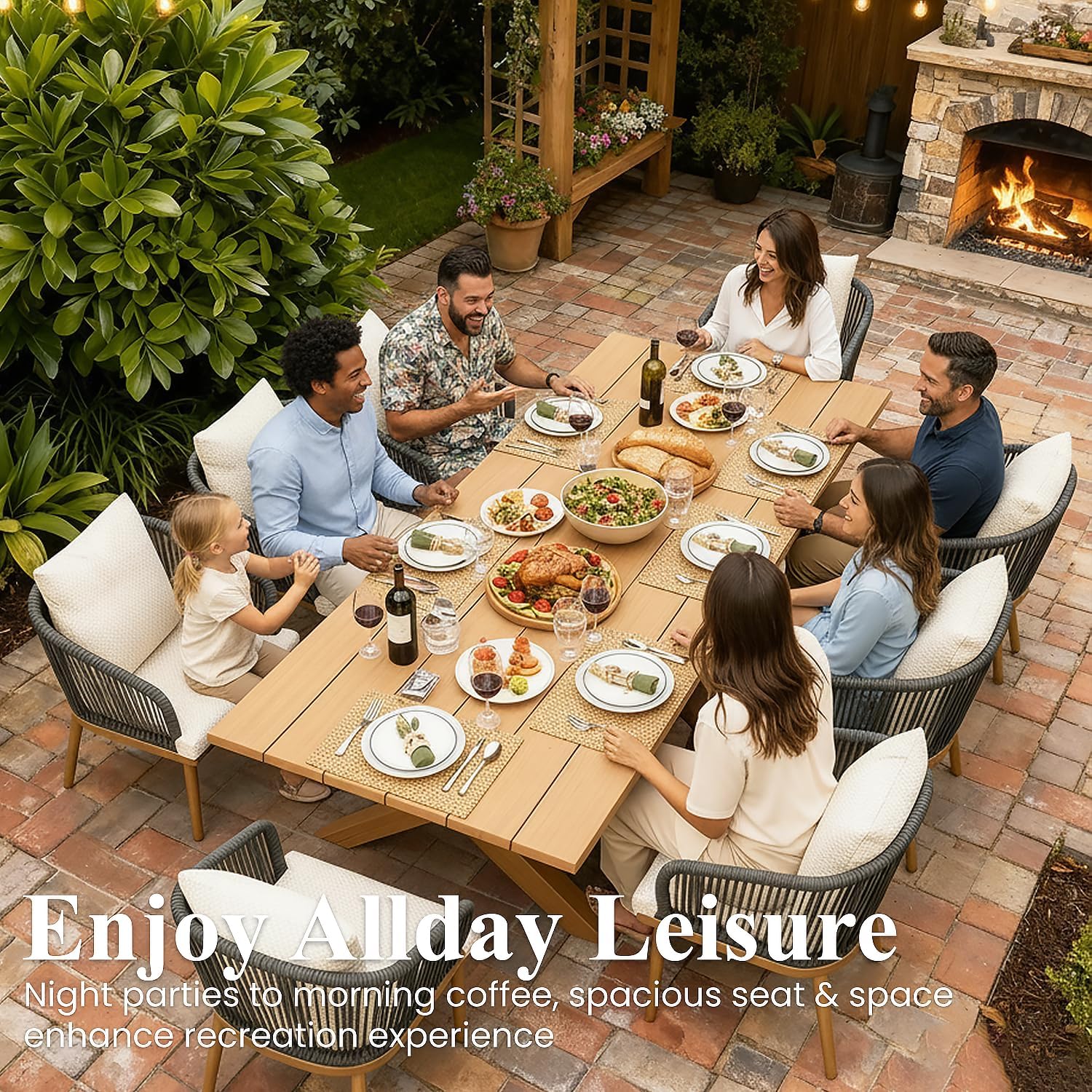 LayinSun 9 piece outdoor dining set review,LayinSun patio set review and rating,is LayinSun outdoor set worth buying,LayinSun dining set review pros cons,LayinSun patio set review honest opinion,LayinSun 9 piece set review verdict unboxing and complete package contents