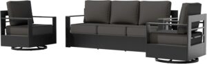 Image 1 of Qsoer 3-piece patio sofa review