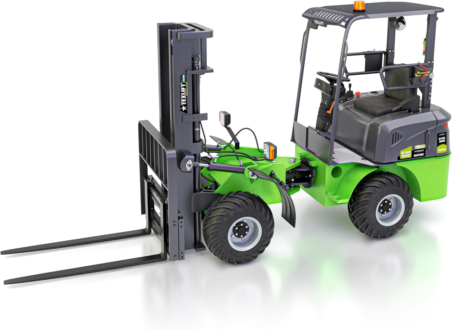 buy TEXLIFT all-terrain electric forklift,TEXLIFT 4WD forklift review,all-terrain electric forklift pros cons,best outdoor electric forklift for yard,should I buy TEXLIFT forklift,TEXLIFT forklift vs alternatives - detailed features and technical specifications