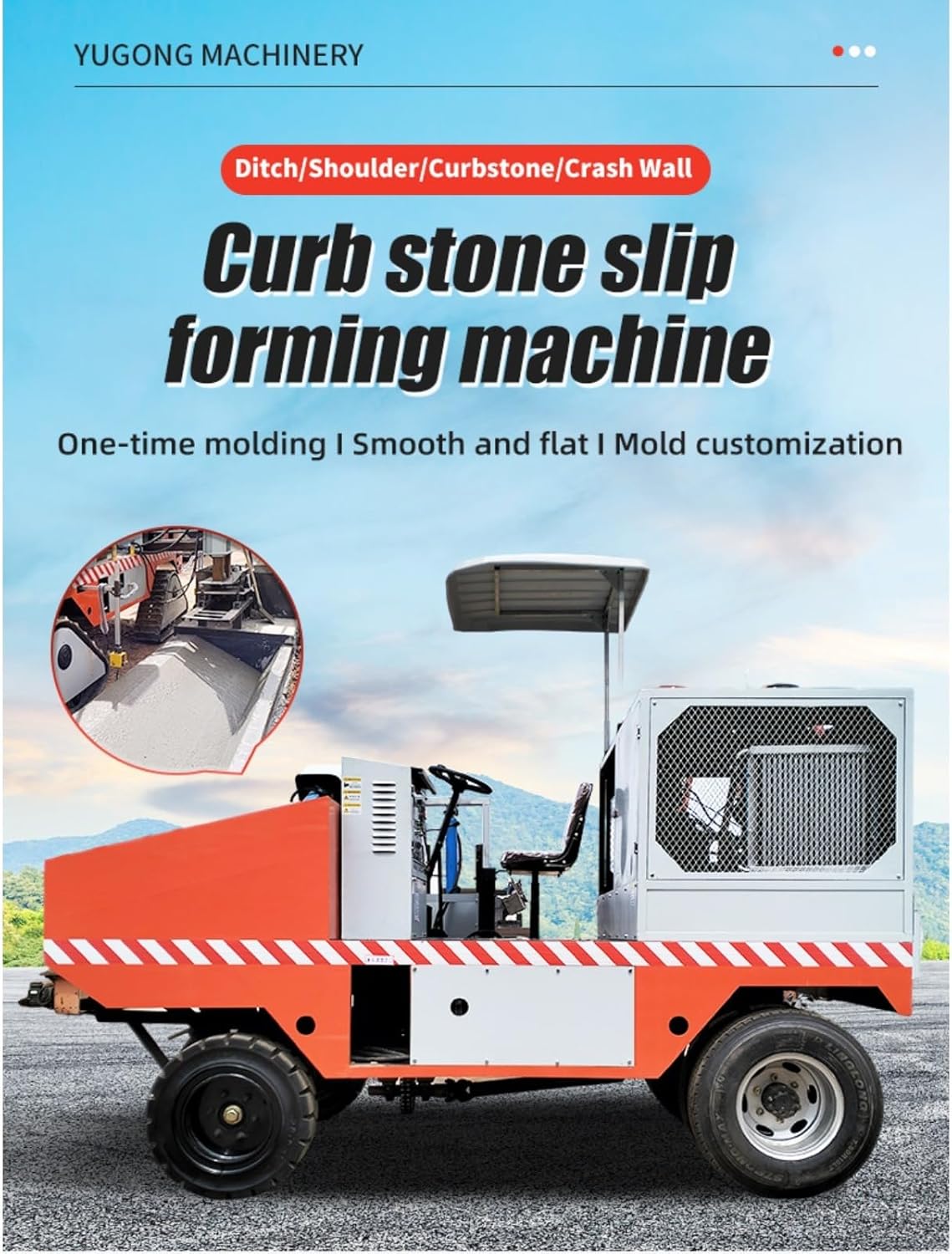 buy concrete curb slipform machine,best concrete curb paver machine,concrete curbing machine pros cons,should I buy a slipform curbing machine,concrete curb machine vs alternatives,automatic curb slipform machine worth buying unboxing and complete package contents