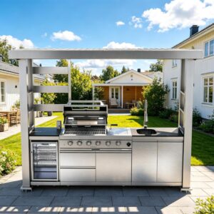 Image 1 of buy outdoor kitchen island propane grill