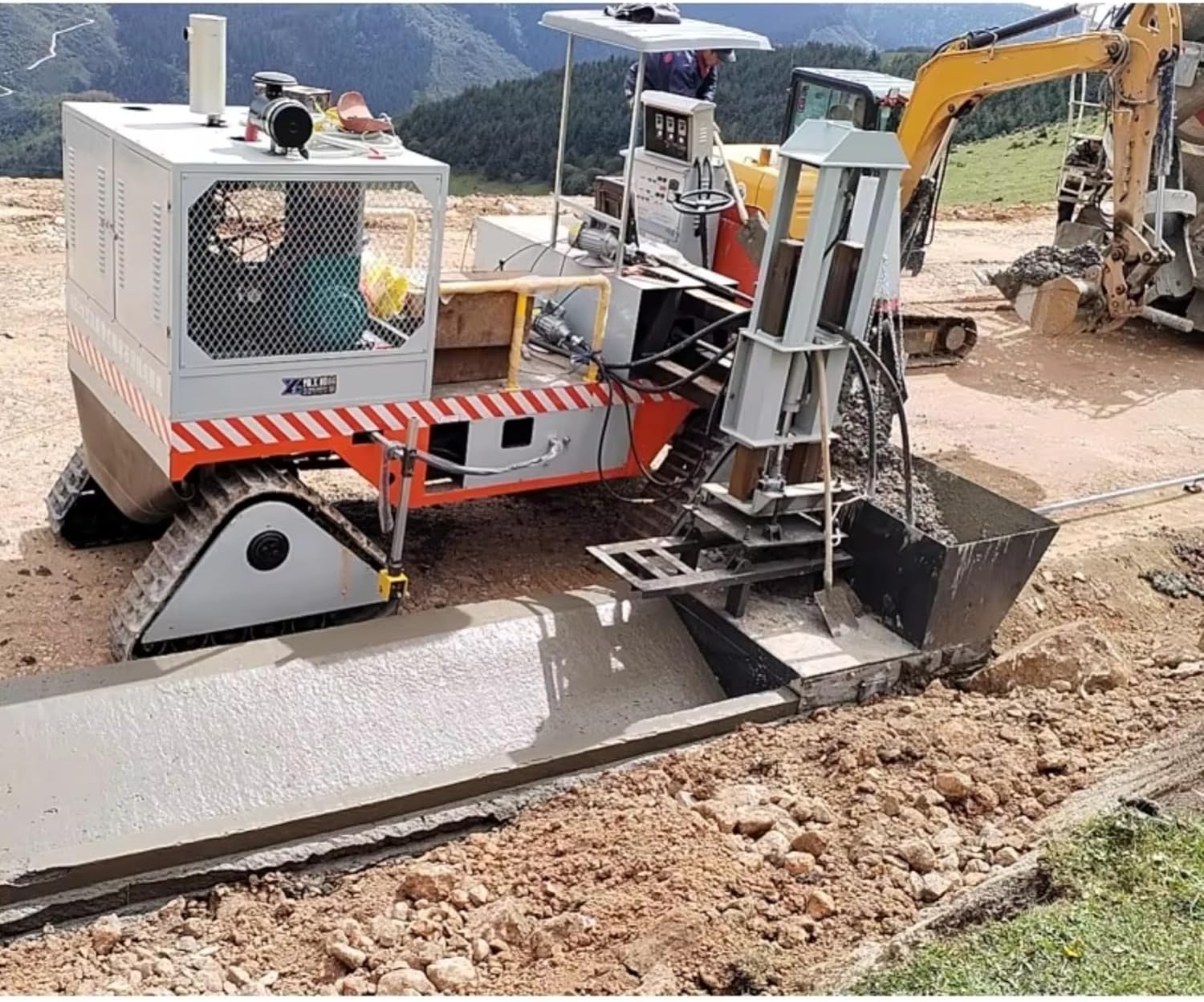 concrete curb slipform machine worth buying,slipform curb paver pros cons,best curb and gutter machine,tracked curb construction equipment review,should I buy a slipform curb paver,hydraulic curb paver vs alternatives performance testing and real-world results