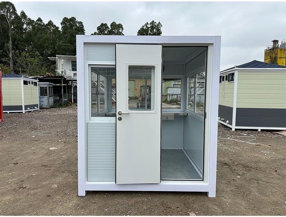 guard shack with AC and heat,best security booth for sale,should I buy a guard shack,portable guardhouse pros cons,guard shack vs security booth,guard shack worth buying unboxing and complete package contents
