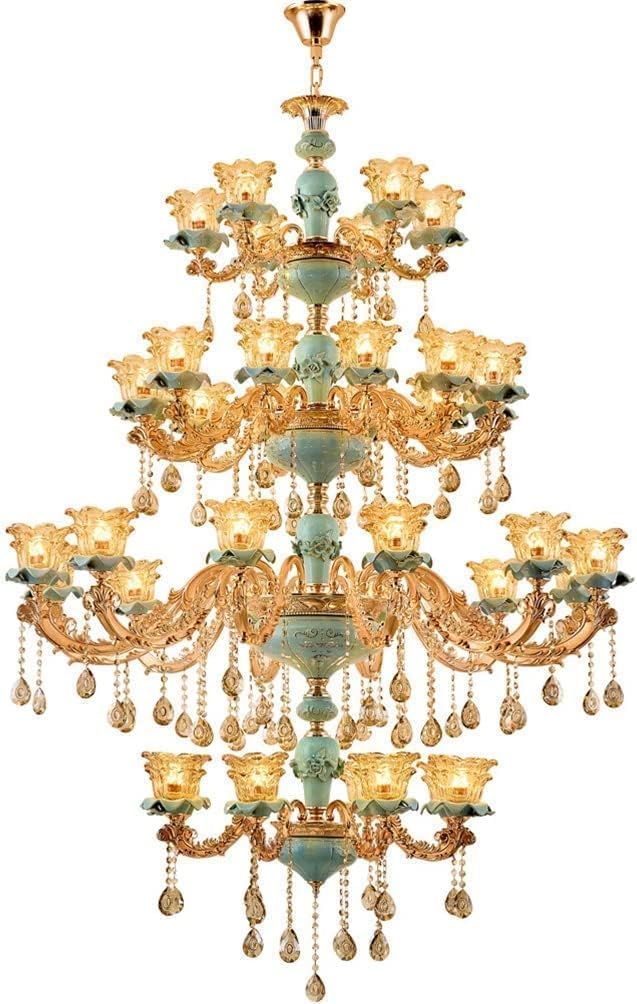 Image 1 of large crystal chandelier review