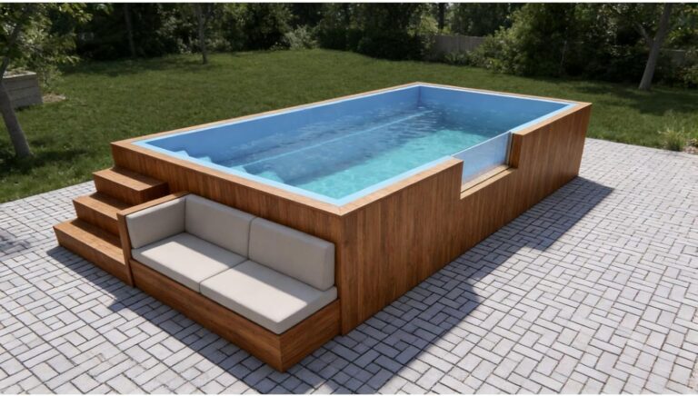 Portable Container Pool Review: Honest Pros & Cons for Small Yards 26 Image 1 of portable container pool review