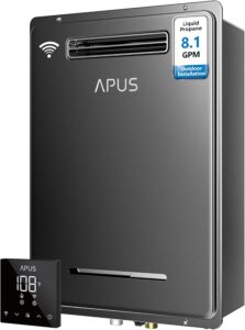 Image 1 of APUS 190000 BTU propane tankless water heater review