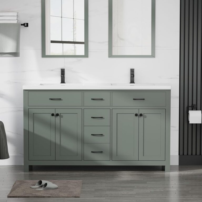 LUCKWIND 60 Modern Bathroom Vanity Review: Pros & Cons 1 Image 1 of LUCKWIND 60 modern bathroom vanity review